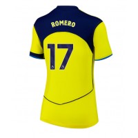 Maglia Calcio Tottenham Hotspur Cristian Romero #17 Terza Divisa Donna 2025-26 Manica Corta